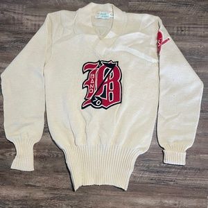 1970s vintage Burean Holloway band sweater, size mens 42